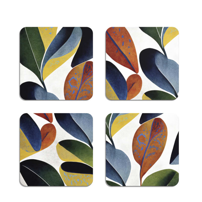 HappyTrays - Coaster Set "Leaves"