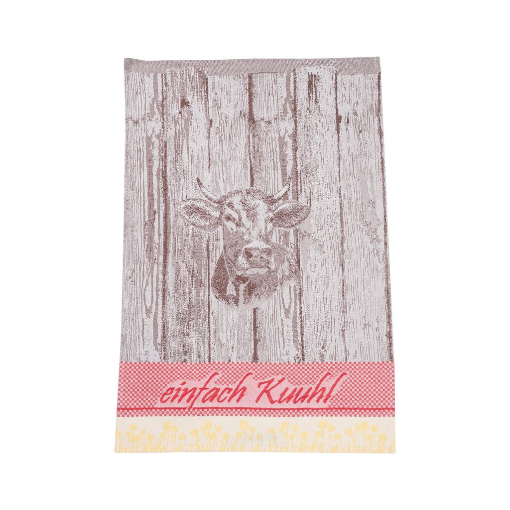 KULTSCHTOFF Küchentuch einfach Kuuhl, rot