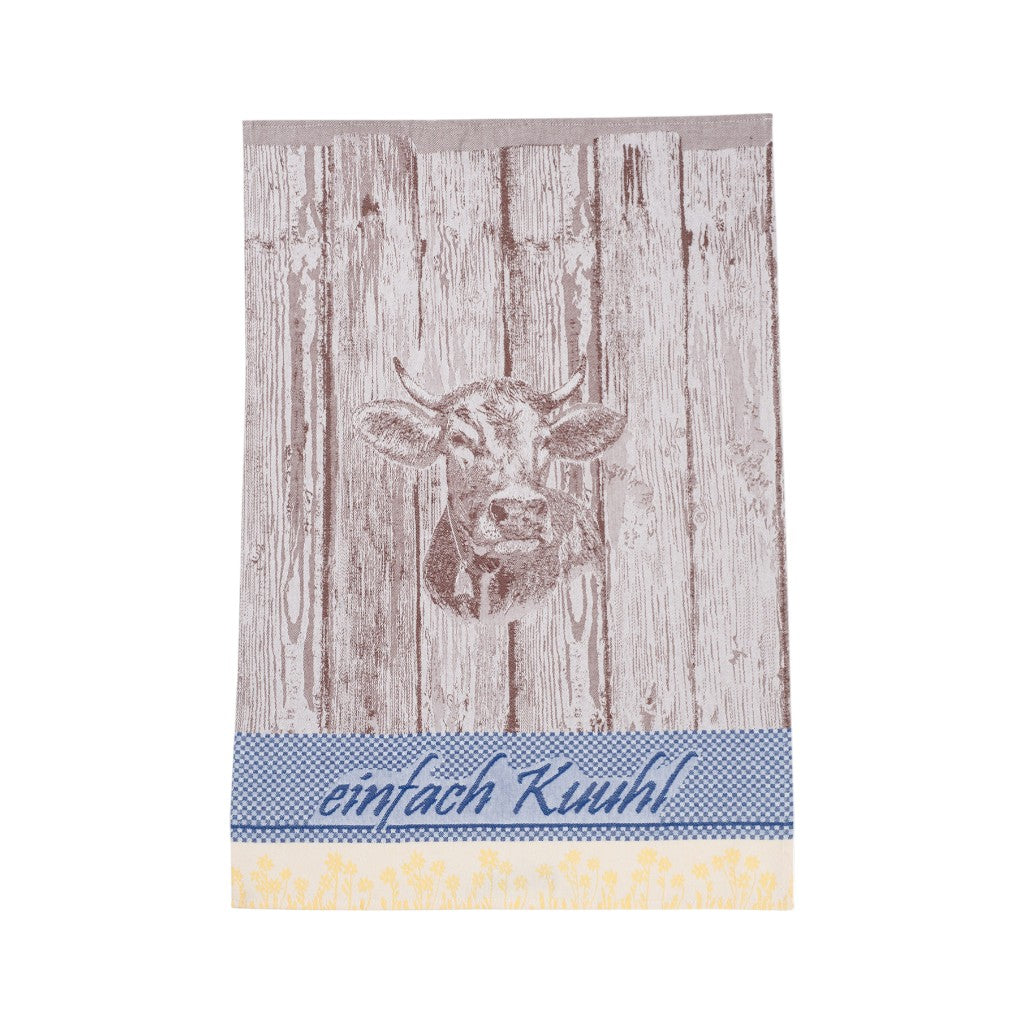 KULTSCHTOFF Küchentuch einfach Kuuhl, blau