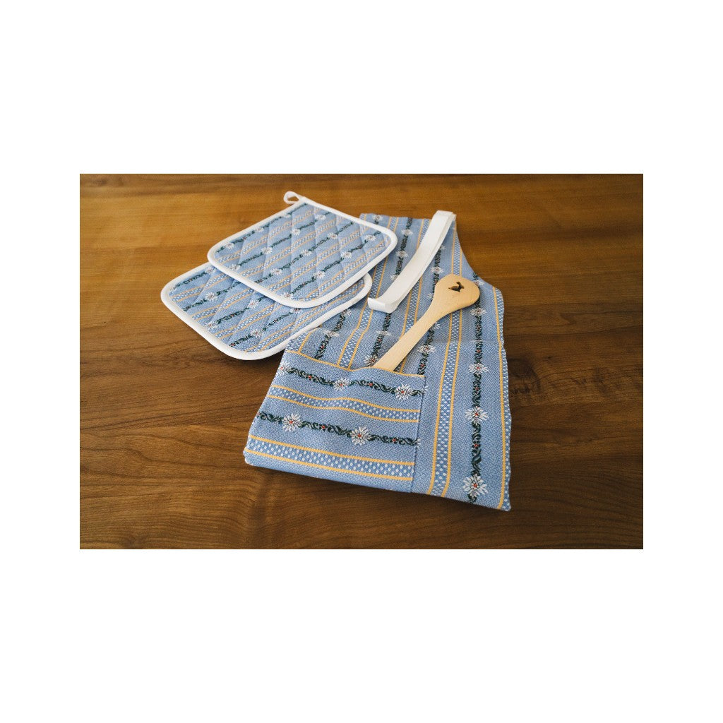 KULTSCHTOFF Latzschürze Edelweiss