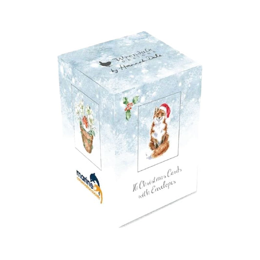 Wrendale Designs Karte Hase, Fuchs, Rotkehlchen, Hirsch