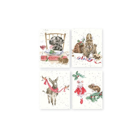 Wrendale Designs Karte Hund, Hase, Esel, Maus