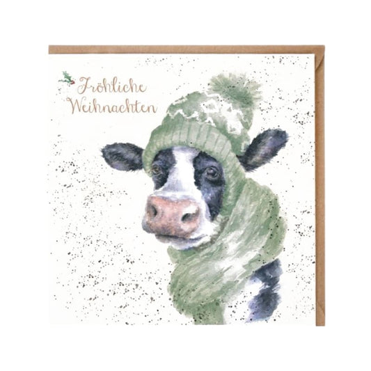 Wrendale Design Karte Moo-rry Christmas