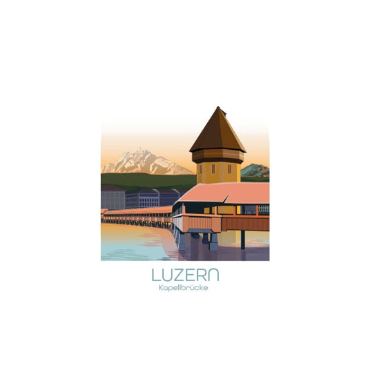 s.wert Magnet Luzern Kapellbrücke