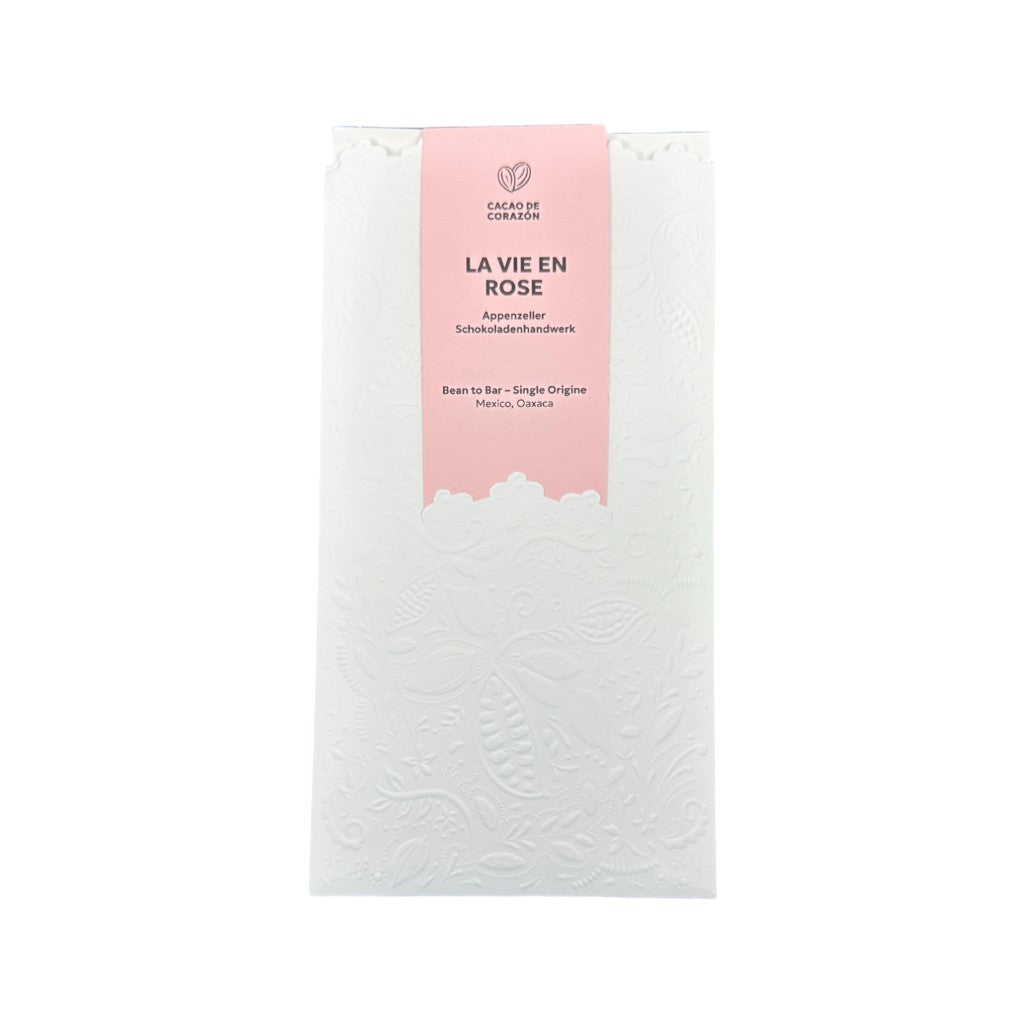 Cacao de Corazon Schokolade LA VIE EN ROSE