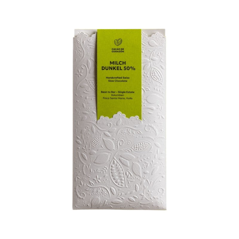 Cacao de Corazon Schokolade MILCH DUNKEL 50%