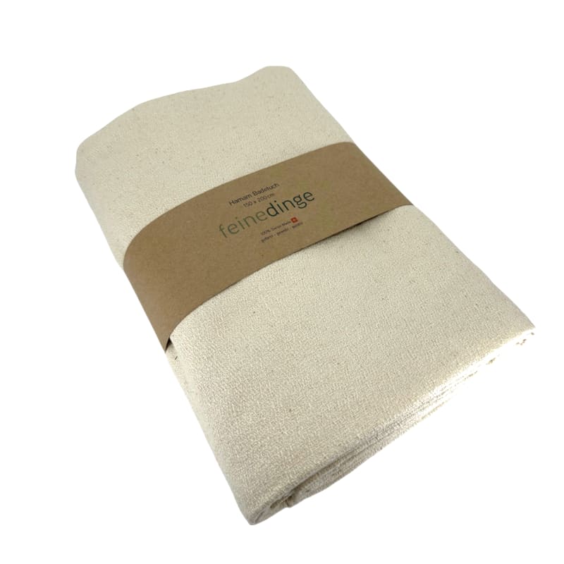 MEYER-MAYOR Hamam Badetuch gestreift, roh 140x200cm