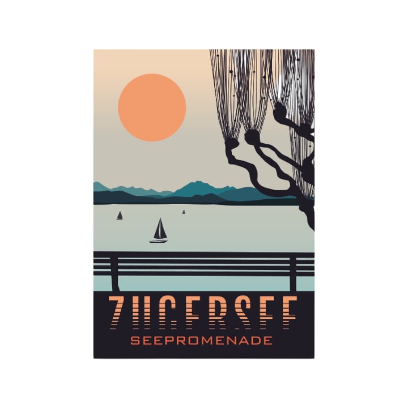 s.wert Sticker A7 Zug Zuger See