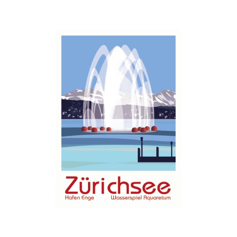 s.wert Sticker A7 Zürich Zürichsee