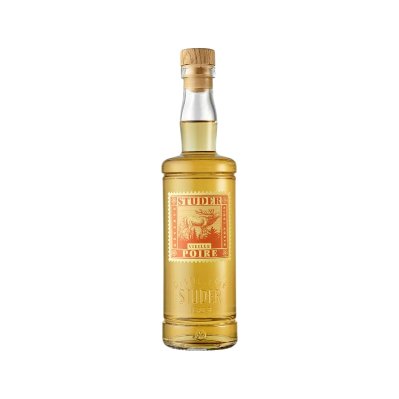 STUDER Likör Vieille Poire mit Goldflitter 24ct. 35cl