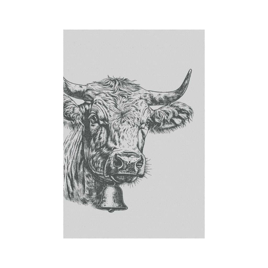 mumix Küchentuch Kuh, schwarz