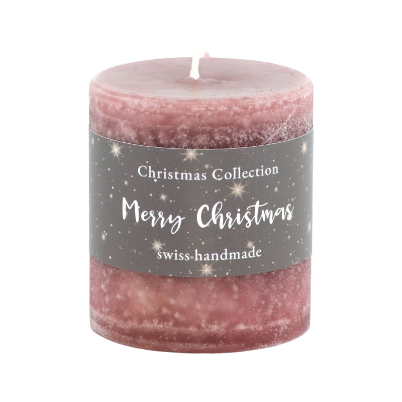 Schulthess Kerze Merry Christmas, 70 x 120 mm