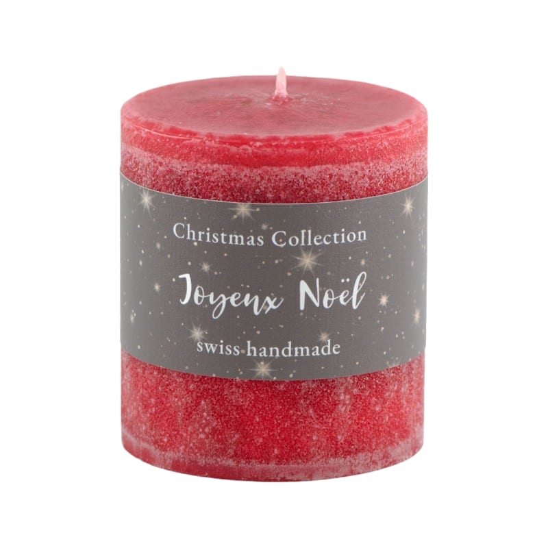 Schulthess Kerze Joyeaux Noel, 70 x 80 mm