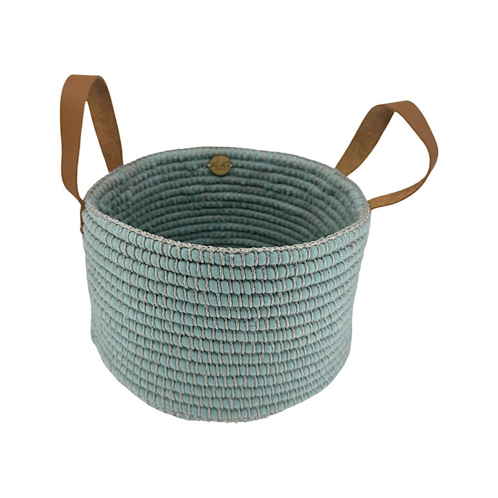 Kendaka Korb mit Lederhenkel klein