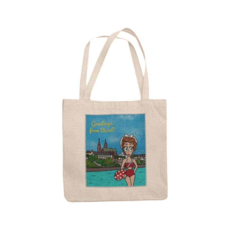 Camila Kuny Tasche Retro , Basel Rheinschwimmen
