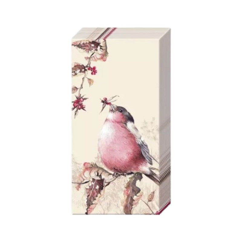 Wimmel Taschentücher - BEAUTIFUL BULLFINCH