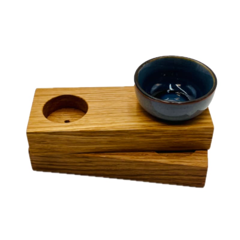 Hoizart Eierbecher mit Schälchen, Eiche