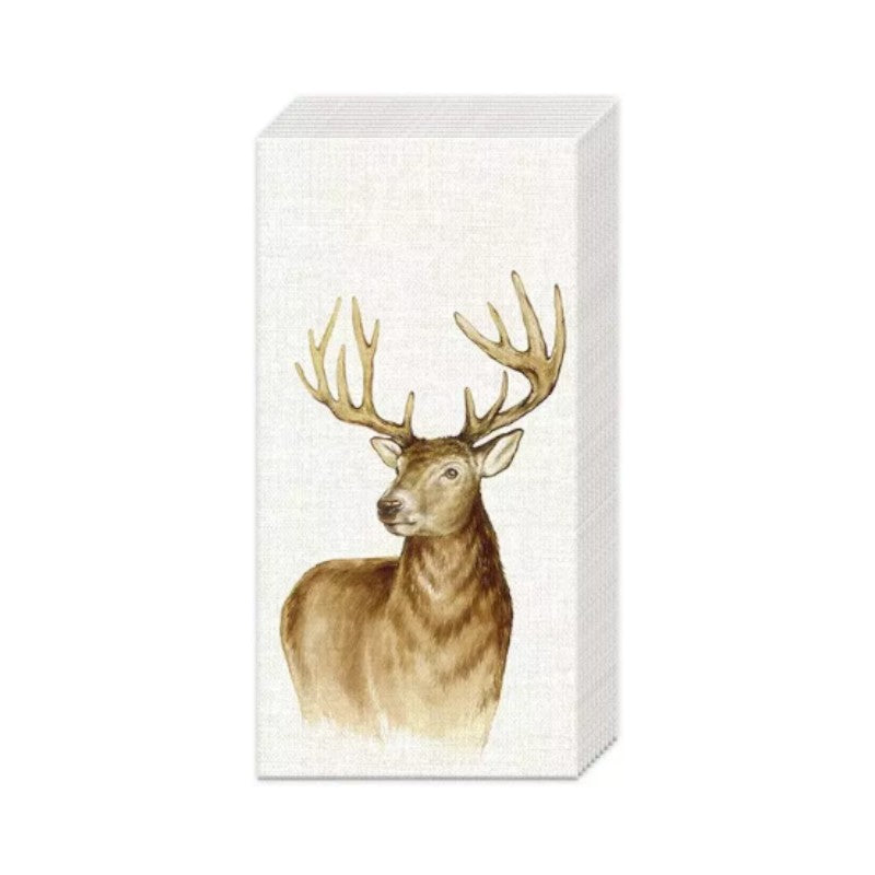 Wimmel Taschentücher - HUNTED DEER cream