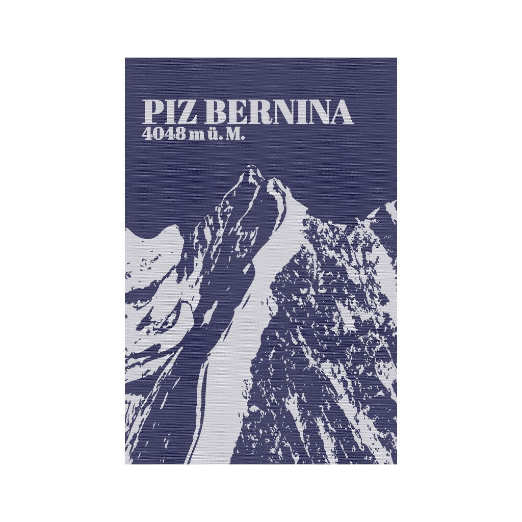 KULTSCHTOFF Berg Küchentuch Piz Bernina