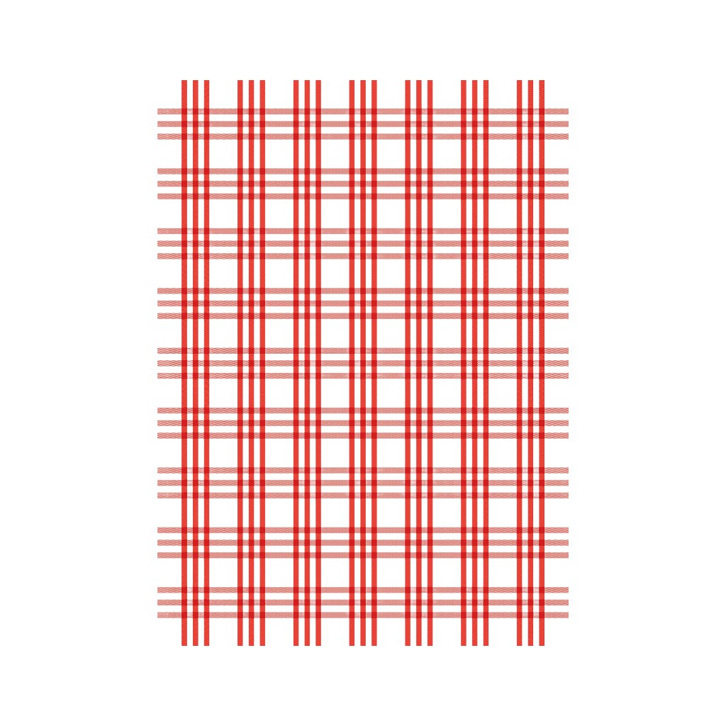 MEYER-MAYOR Geschirrtuch Recycling Karo Gross, rot