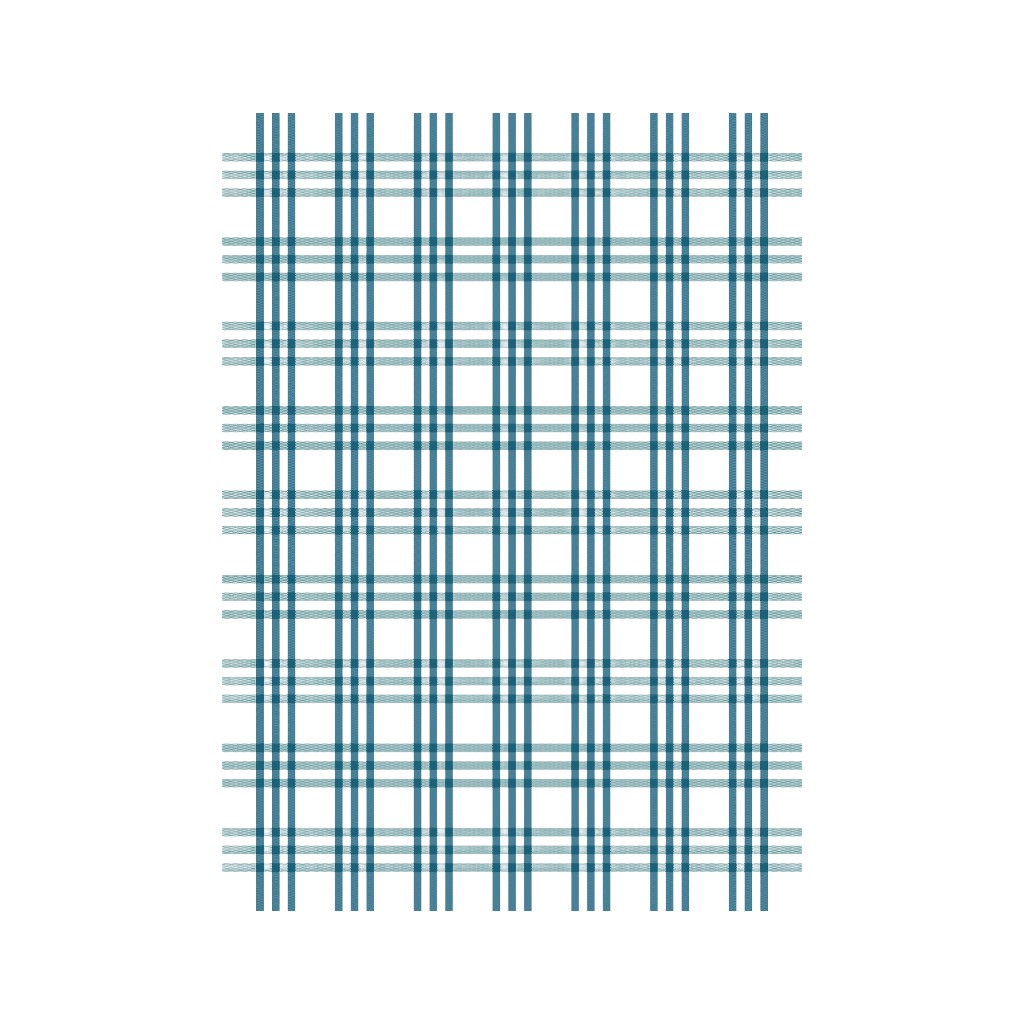 MEYER-MAYOR Geschirrtuch Recycling Karo Gross, türkis