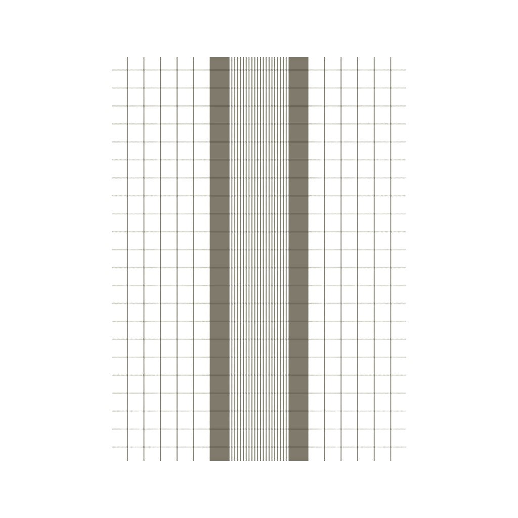 MEYER-MAYOR Geschirrtuch Karo Borde Recycling, taupe