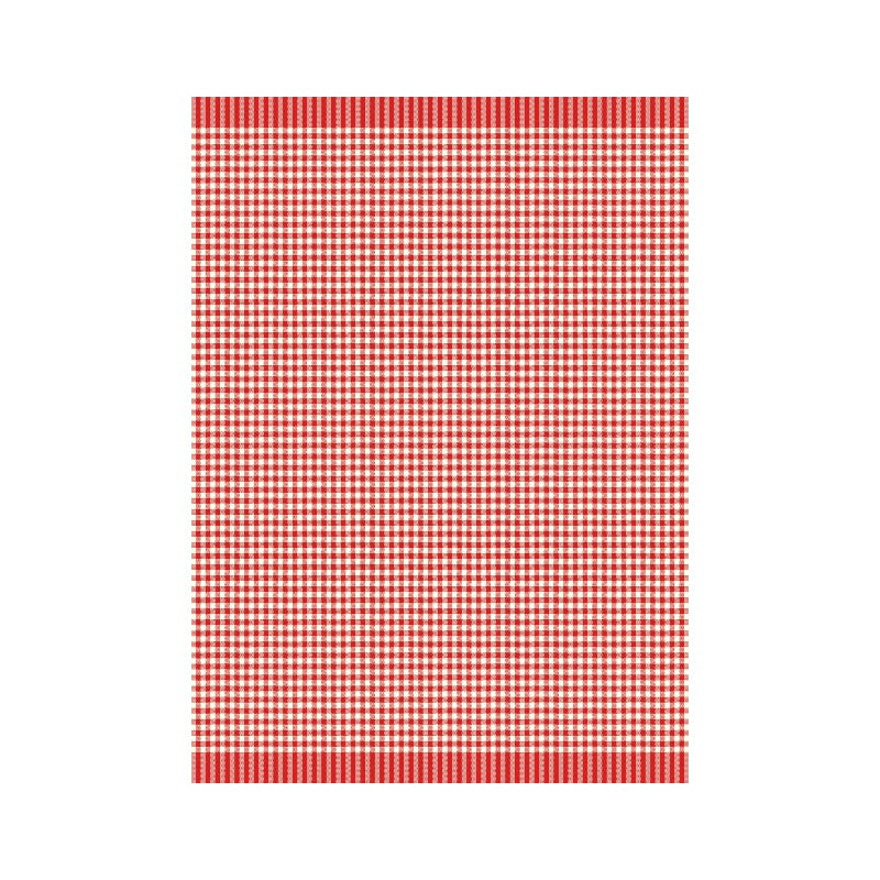 MEYER-MAYOR Geschirrtuch Karo Klein Recycling, rot