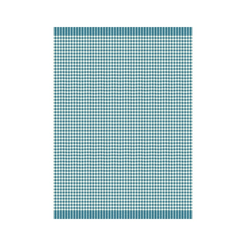 MEYER-MAYOR Geschirrtuch Karo Klein Recycling, türkis