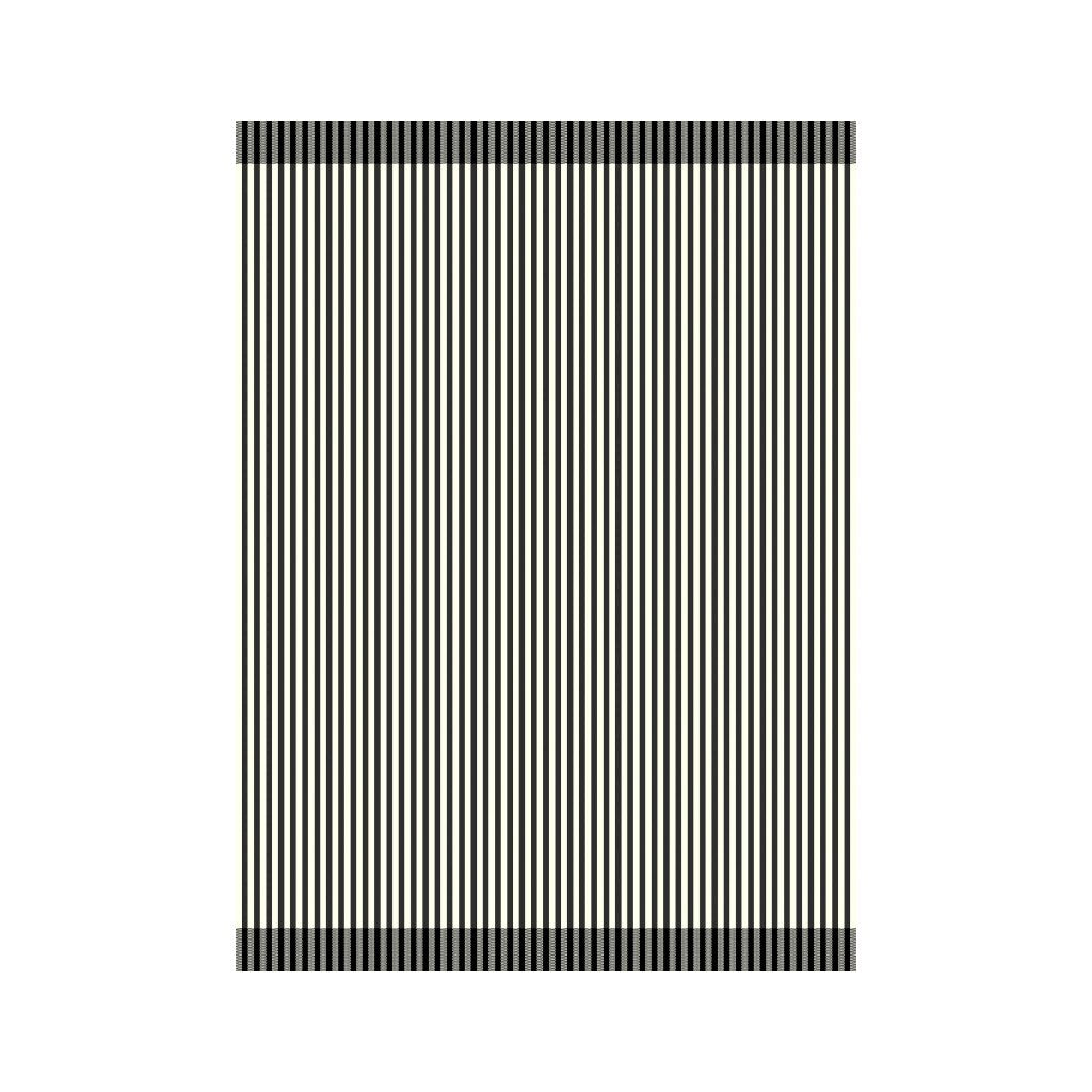 MEYER-MAYOR Geschirrtuch Streifen Schmal Recycling, schwarz