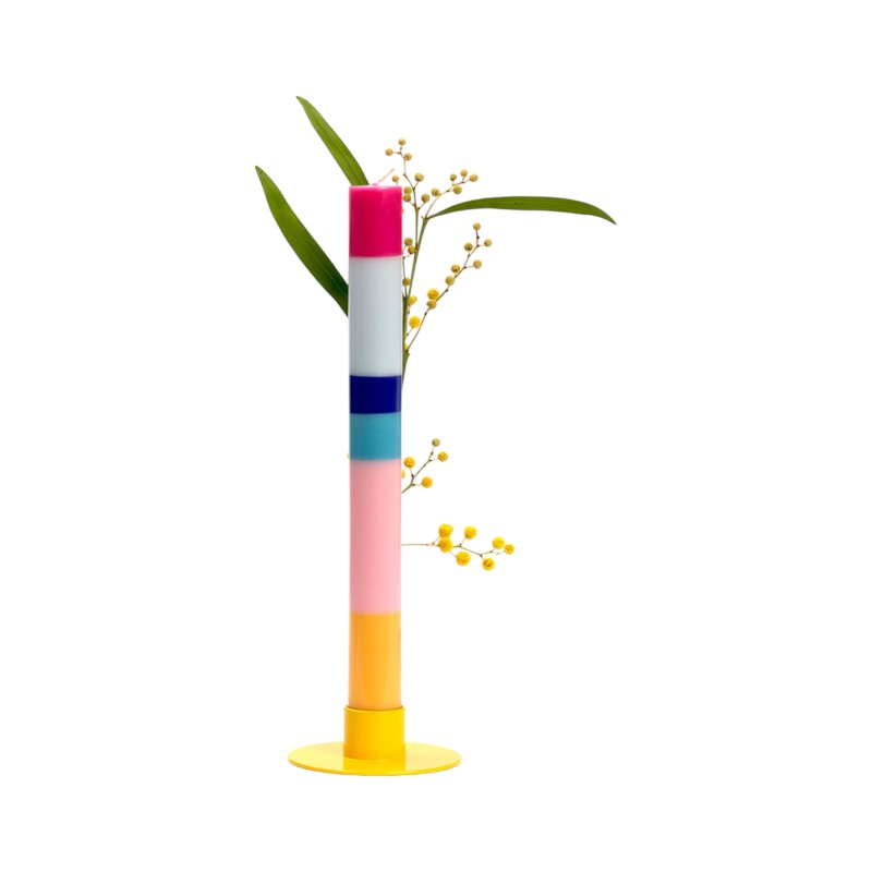Fidea Design Stabkerze Happy Day Glückwunsch, ⌀ 2.2 cm