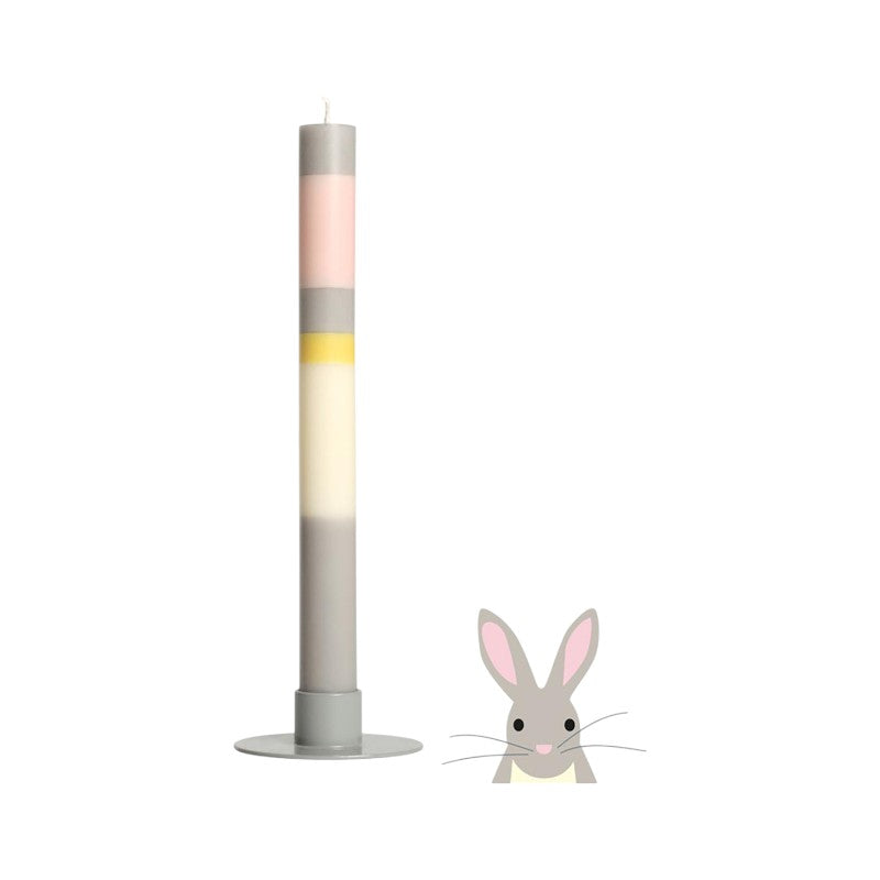Fidea Design Stabkerze Hase Ostergruss, ⌀ 2.2 cm