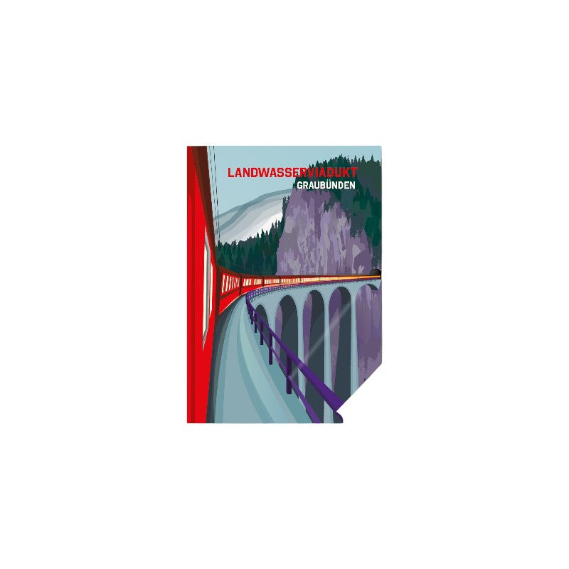 s.wert Sticker A7 Graubünden Landwasserviadukt