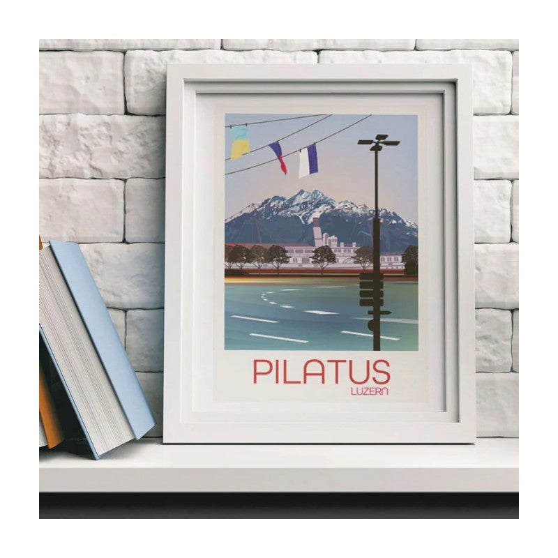 s.wert DIN A3 Poster Luzern Pilatus