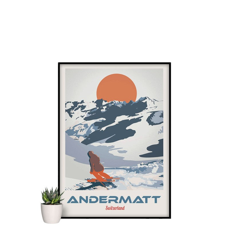 s.wert DIN A3 Poster Uri Andermatt