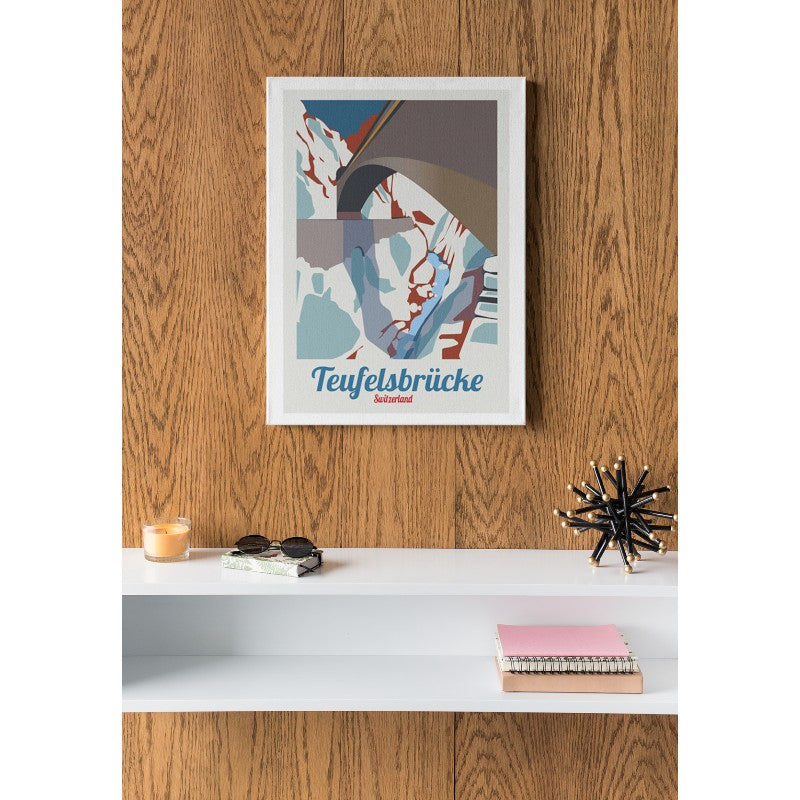 s.wert DIN A3 PosterUri Teufelsbrücke