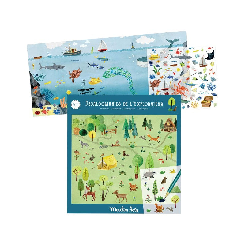 Moulin Roty Rubbelbilder der Forscher