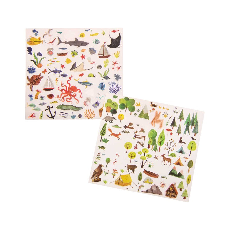 Moulin Roty Rubbelbilder der Forscher