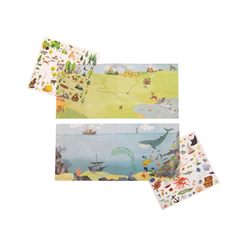 Moulin Roty Rubbelbilder der Forscher