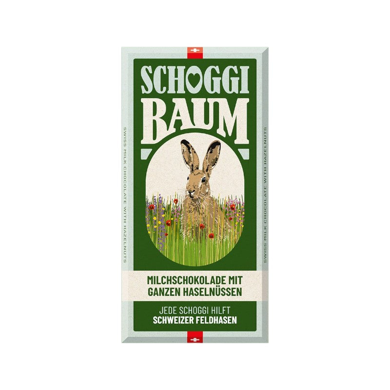 Schoggibaum Milchschokolade mit Haselnüssen