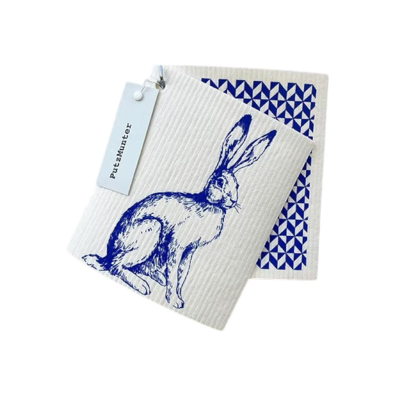 SiebSachen Schwammtuch Hase, 2er Set