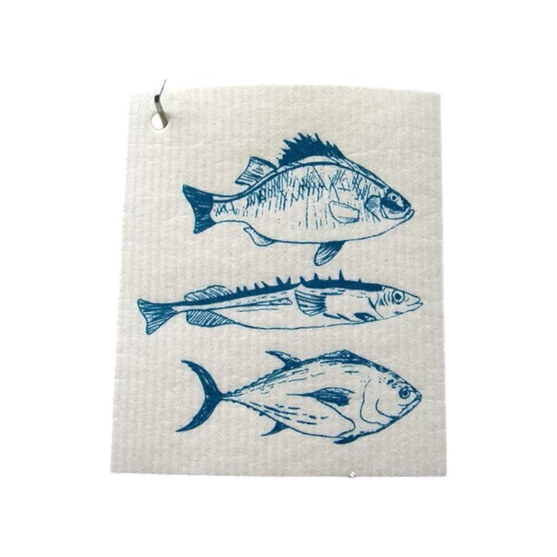 SiebSachen Schwammtuch Fisch, 2er Set