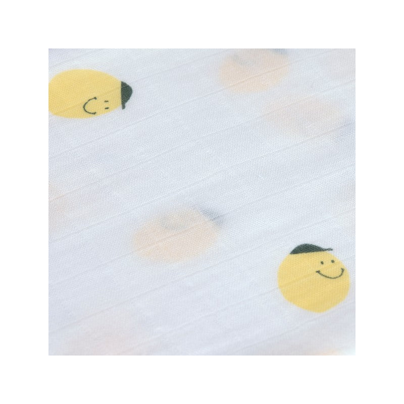 Lässig Bambus Windeltuch Happy Fruits Lemon, 3er Set