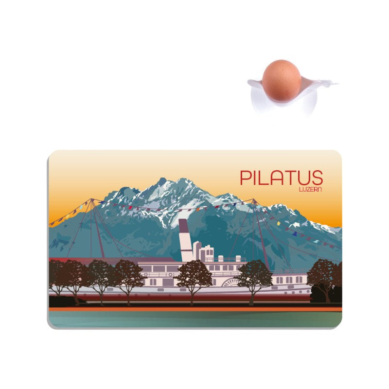 s.wert Frühstücksbrett Luzern Pilatus