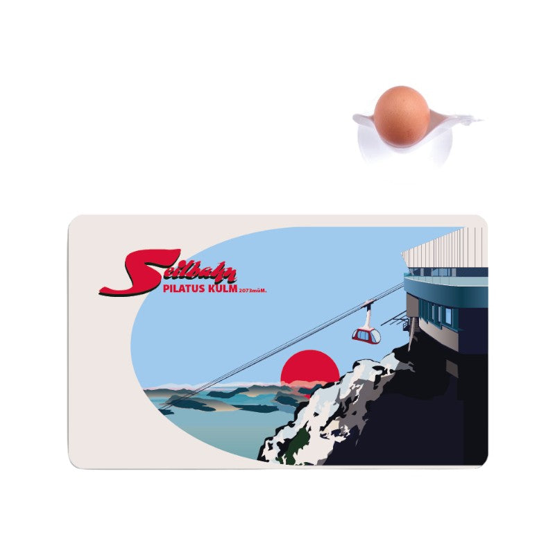 s.wert Frühstücksbrett Luzern Seilbahn, 23.3 x 14.3 cm