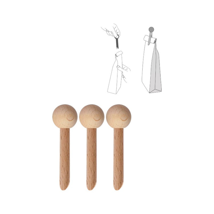 tout simplement Klammern aus Holz, uni
