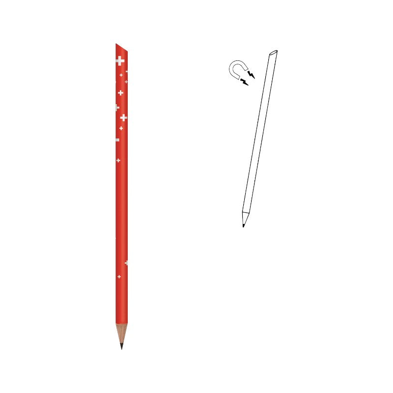 tout simplement Bleistift magnetisch mit Schweizerkreuz