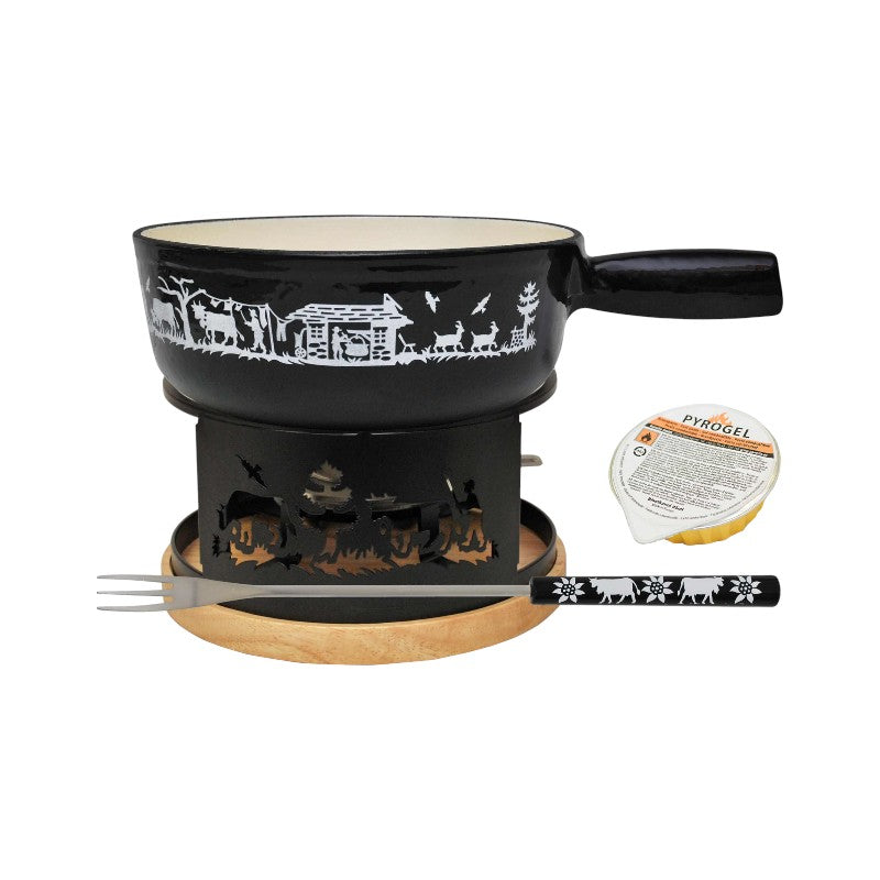 Fondue-Set Alpabzug 9-tlg