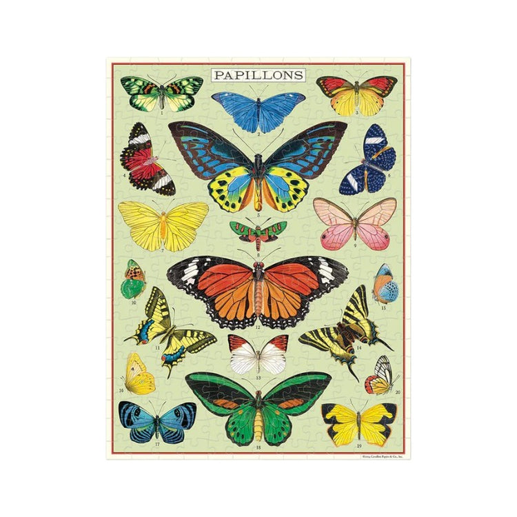 Cavallini Butterflies Mini Puzzle, 240 Stück