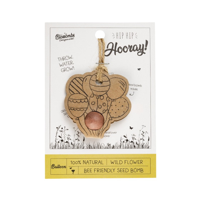 Blossombs Anhänger Celebrate Karte - mit 1 Samenbombe