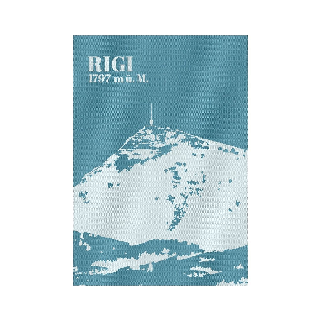 KULTSCHTOFF Berg Küchentuch Rigi